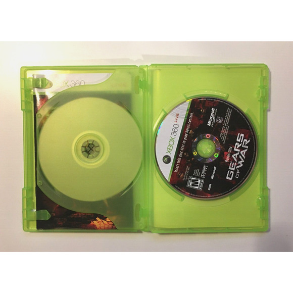 Gears Of War [Two Disc Edition] (Microsoft Xbox 360, 2008) CIB Complete - Picture 4 of 6